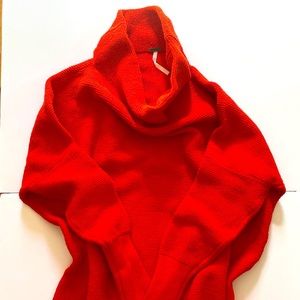 Free People Ottoman Slouchy Tunic (Red)